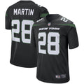 Men’s New York Jets Retired Player #28 Curtis Martin Alternate Black Nike NFL Vapor Limited Jersey