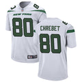 Men’s New York Jets Retired Player #80 Wayne Chrebet Nike White Vapor Limited Jersey