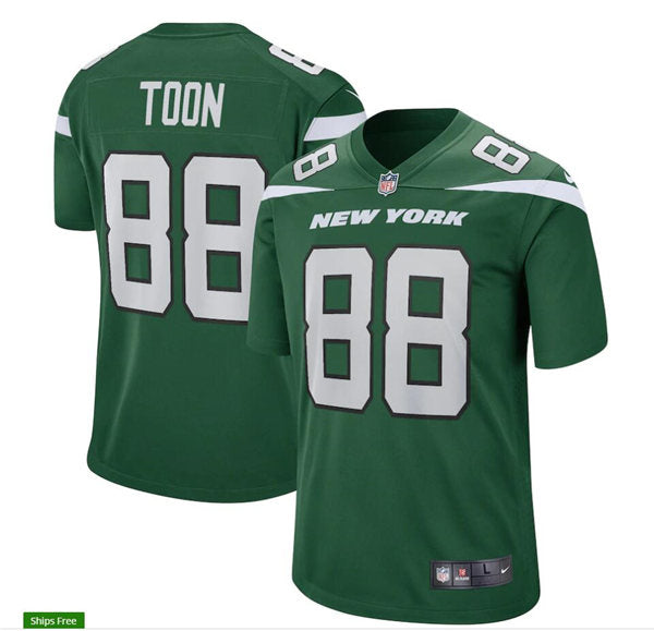 Men’s New York Jets Retired Player #88 Al Toon Green Nike NFL Vapor Limited Jersey
