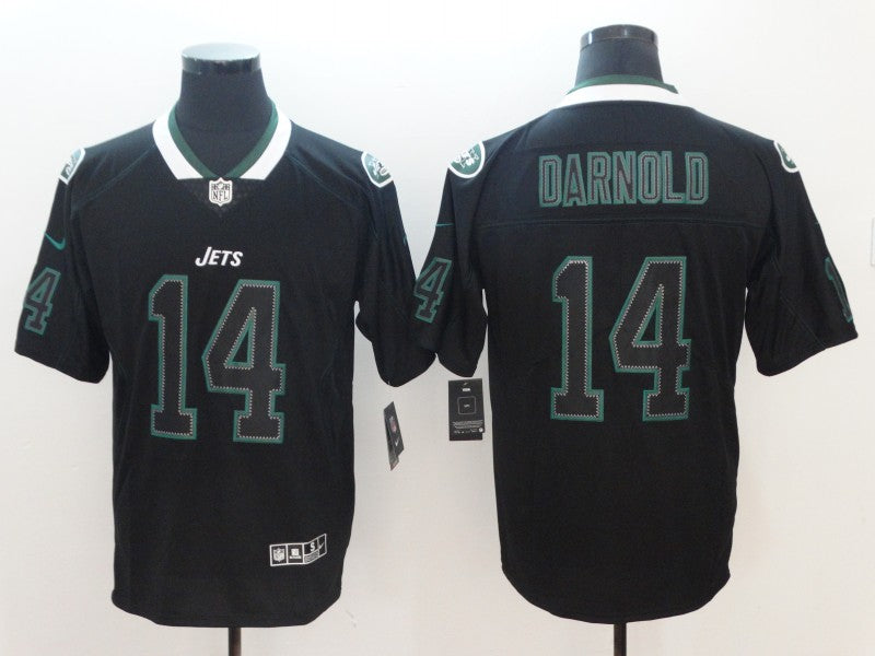 Men’s New York Jets Sam Darnold #14 Black Jersey