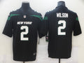 Men’s New York Jets Zach Wilson #2 Black Alternate Jersey