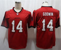 Men’s Nike #14 Chris Godwin Red Tampa Bay Buccaneers Super Bowl LV Game Jersey