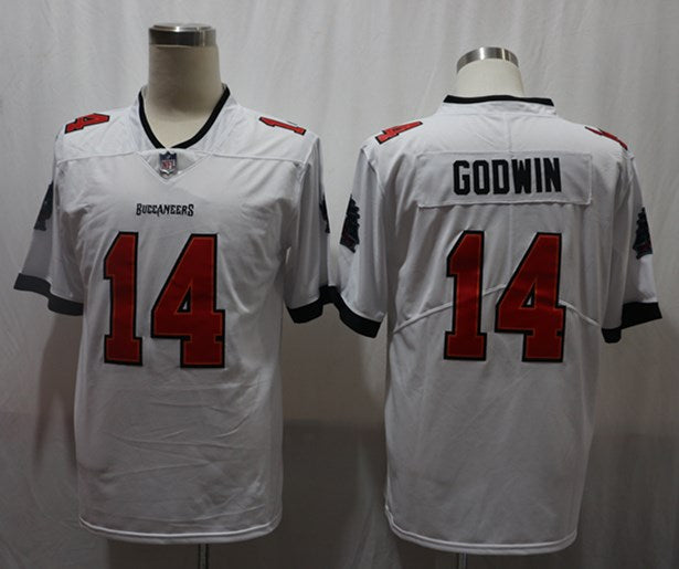 Men’s Nike #14 Chris Godwin White Tampa Bay Buccaneers Vapor Limited Jersey