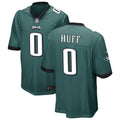 Mens Philadelphia Eagles #0 Bryce Huff Nike Midnight Green Vapor Limited Player Jersey