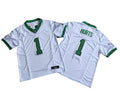 Mens Philadelphia Eagles #1 Jalen Hurts White 1996 Retro Nike 2023 Vapor F.U.S.E. Limited Jersey