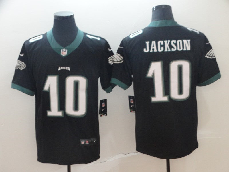 Men’s Philadelphia Eagles #10 DeSean Jackson Nike Black NFL Vapor Limited Jersey