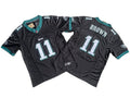 Men’s Philadelphia Eagles #11 A.J. Brown Nike Black 2023 F.U.S.E. Vapor Limited Jersey
