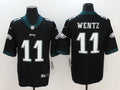 Men’s Philadelphia Eagles #11 Carson Wentz Nike Black NFL Vapor Limited Jersey