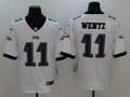 Men’s Philadelphia Eagles #11 Carson Wentz Nike White NFL Vapor Limited Jersey