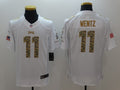 Men’s Philadelphia Eagles #11 Carson Wentz White Jersey