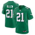 Men’s Philadelphia Eagles #21 Eric Allen Nike Kelly Green Retro F.U.S.E. Vapor Limited Jersey