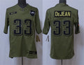 Mens Philadelphia Eagles #33 Cooper DeJean Nike 2025 Salute to Service Limited Jersey – Olive