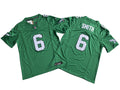 Mens Philadelphia Eagles #6 DeVonta Smith 2023 Kelly Green 1996 Retro Nike Vapor F.U.S.E. Limited Jersey