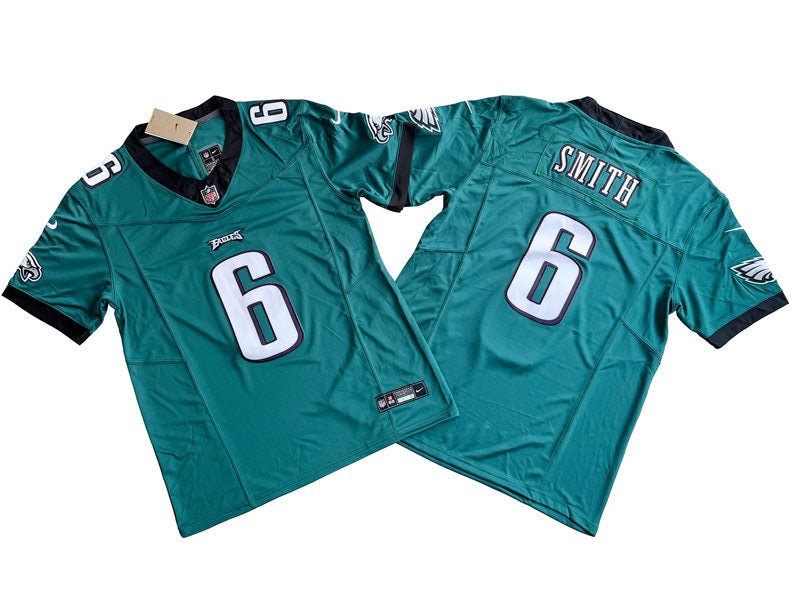 Men’s Philadelphia Eagles #6 DeVonta Smith Nike Green 2023 F.U.S.E.Vapor Limited Jersey