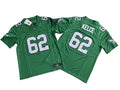 Mens Philadelphia Eagles #62 Jason Kelce 2023 Kelly Green 1996 Retro Nike Vapor F.U.S.E. Limited Jersey