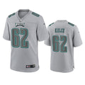 Mens Philadelphia Eagles #62 Jason Kelce Nike Atmosphere Fashion Game Jersey – Gray