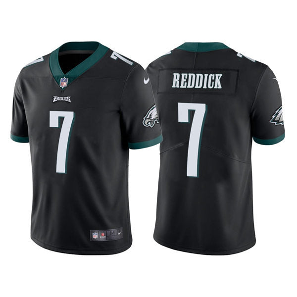 Men’s Philadelphia Eagles #7 Haason Reddick Nike Black Vapor Limited Jersey