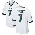 Men’s Philadelphia Eagles #7 Kenny Pickett Nike White Vapor Limited Jersey