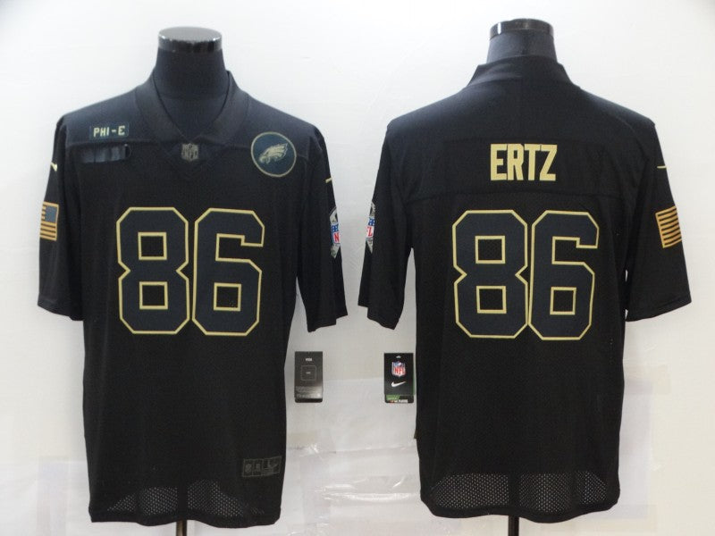 Men’s Philadelphia Eagles #86 Zach Ertz Black Team Jersey