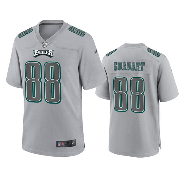 Mens Philadelphia Eagles #88 Dallas Goedert Nike Atmosphere Fashion Game Jersey – Gray