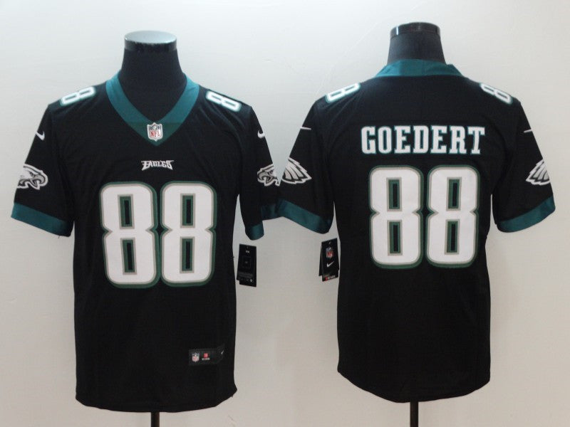 Men’s Philadelphia Eagles #88 Dallas Goedert Nike Black NFL Vapor Limited Jersey