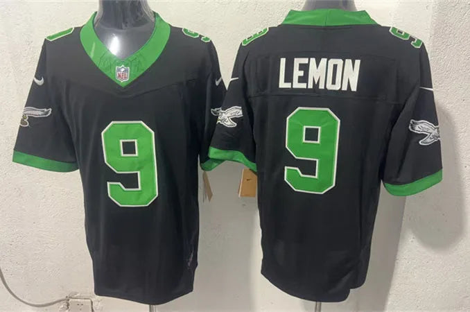 Mens Philadelphia Eagles #9 Makai Lemon Nike Blacck Retro F.U.S.E. Vapor Limited Jersey