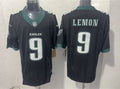 Mens Philadelphia Eagles #9 Makai Lemon Nike Black Alternate F.U.S.E. Vapor Limited Jersey