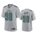 Men’s Philadelphia Eagles #90 Jordan Davis Nike Atmosphere Fashion Game Jersey – Gray