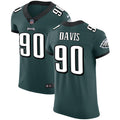 Men’s Philadelphia Eagles #90 Jordan Davis Nike Midnight Green Vapor Limited Jersey