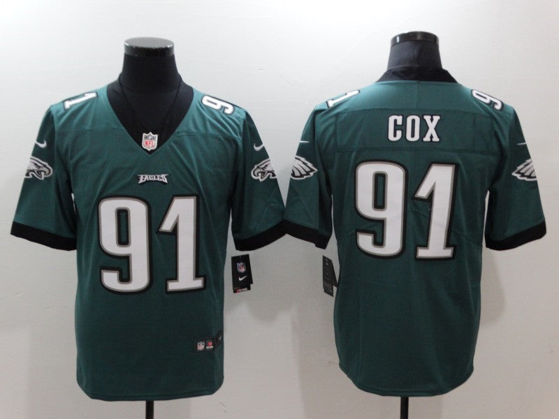 Men’s Philadelphia Eagles #91 Fletcher Cox Nike Green NFL Vapor Limited Jersey