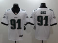 Men’s Philadelphia Eagles #91 Fletcher Cox Nike White NFL Vapor Limited Jersey