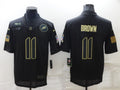 Men’s Philadelphia Eagles A.J. Brown #11 Black Jersey