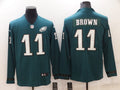 Men’s Philadelphia Eagles A.J. Brown #11 Midnight Green Alternate Jersey