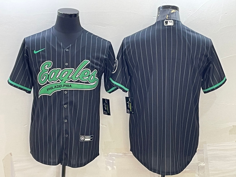 Men’s Philadelphia Eagles Black Blank Jersey