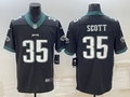Men’s Philadelphia Eagles Boston Scott #35 Black Jersey