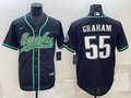 Men’s Philadelphia Eagles Brandon Graham #55 Black Jersey Joint Edition
