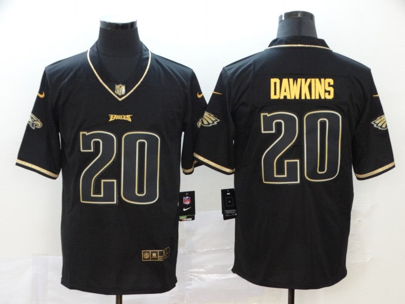 Men’s Philadelphia Eagles Brian Dawkins #20 Black Jersey