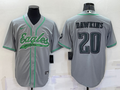 Men’s Philadelphia Eagles Brian Dawkins #20 Gray Jersey Joint Edition