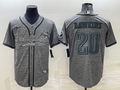 Men’s Philadelphia Eagles Brian Dawkins #20 Gray Jersey Joint Edition