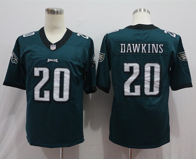 Men’s Philadelphia Eagles Brian Dawkins #20 Green Jersey