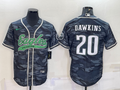 Men’s Philadelphia Eagles Brian Dawkins #20 Grey Camouflage Jersey Joint Edition