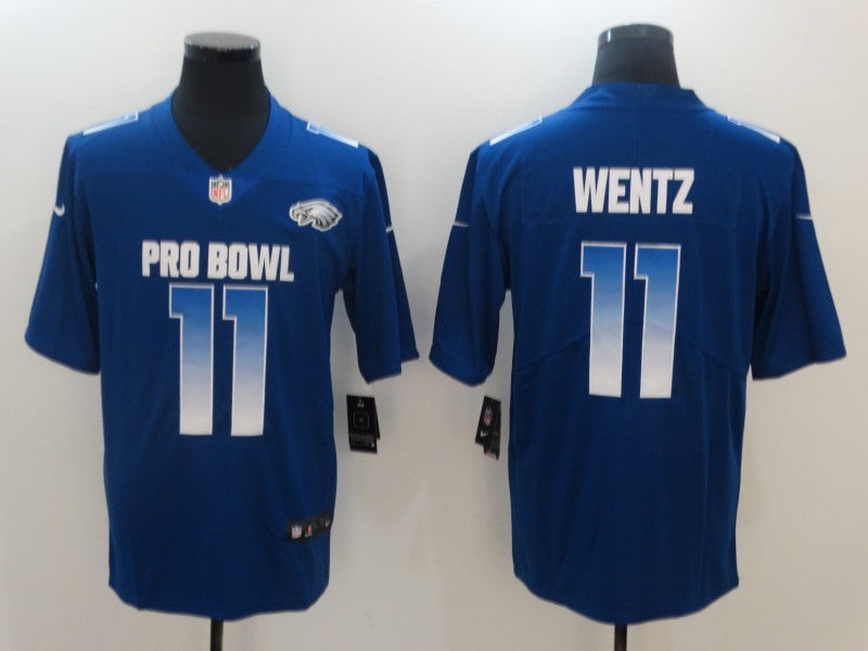 Men’s Philadelphia Eagles Carson Wentz #11 Blue Jersey