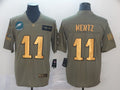 Men’s Philadelphia Eagles Carson Wentz #11 Brown Jersey