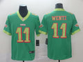 Men’s Philadelphia Eagles Carson Wentz #11 Green Jersey City Edition