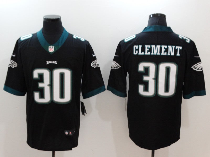 Men’s Philadelphia Eagles Corey Clement #30 Black Jersey
