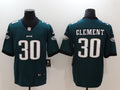 Men’s Philadelphia Eagles Corey Clement #30 Midnight Green Jersey