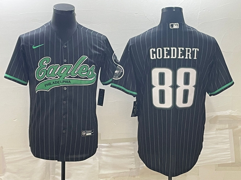 Men’s Philadelphia Eagles Dallas Goedert #88 Black Jersey Joint Edition