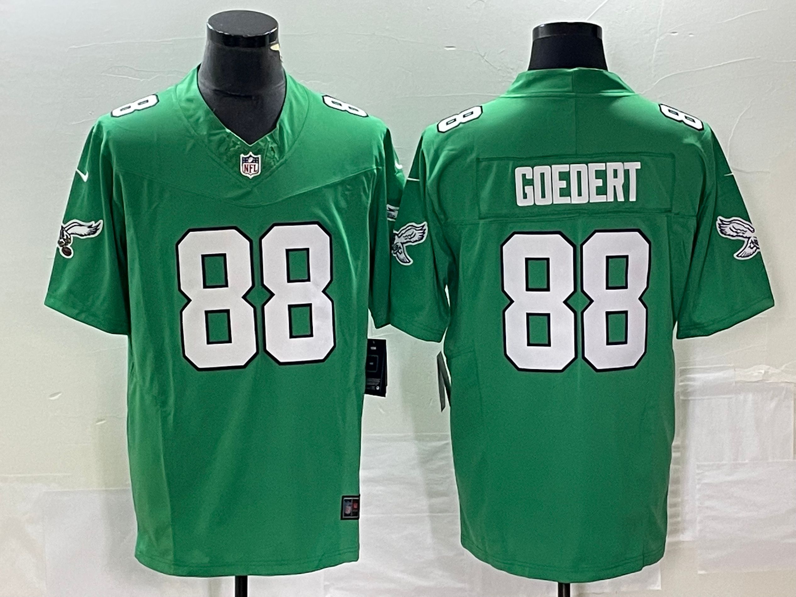 Men’s Philadelphia Eagles Dallas Goedert #88 Kelly Green Jersey
