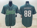 Men’s Philadelphia Eagles Dallas Goedert #88 Midnight Green Jersey Joint Edition
