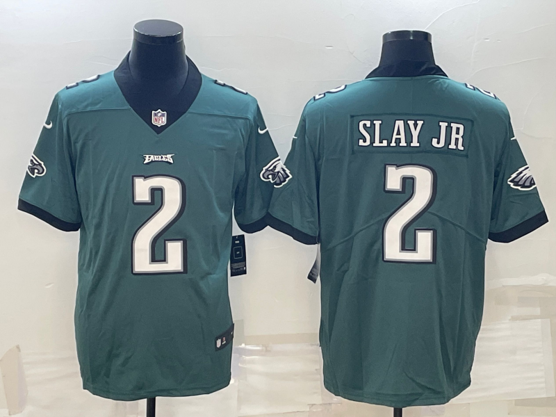 Men’s Philadelphia Eagles Darius Slay Jr. #2 Midnight Green Jersey